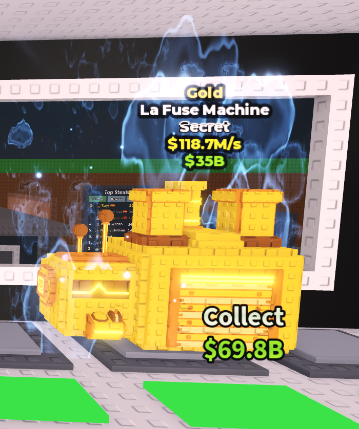 118.7M/s Gold La Fuse Machine