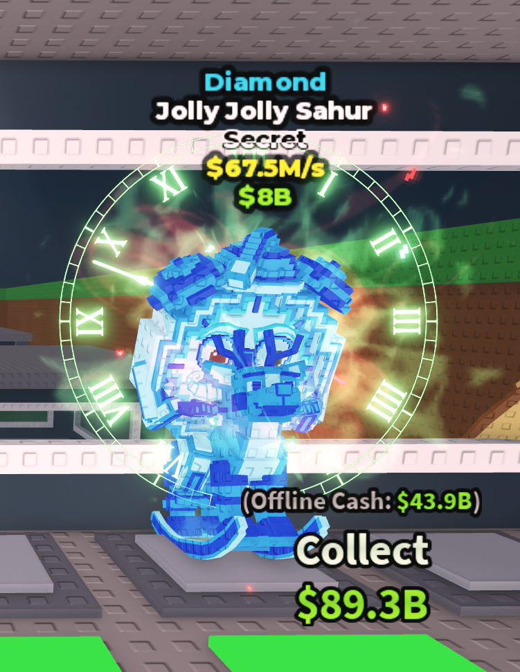67.5M/s Diamond Jolly Jolly Sahur