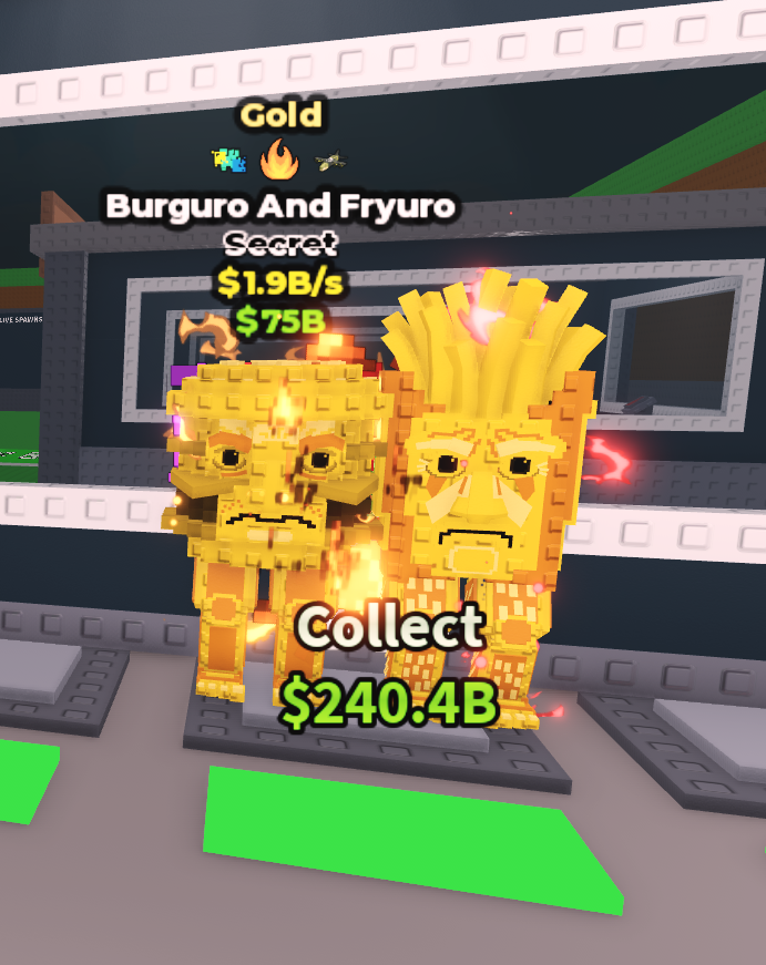 1.9B/s Gold Burguro And Fryuro
