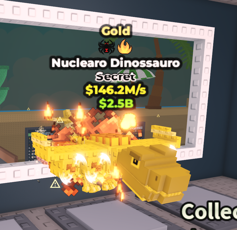 146.2M/s GOLD Nuclearo Dinossauro 🔥 trait