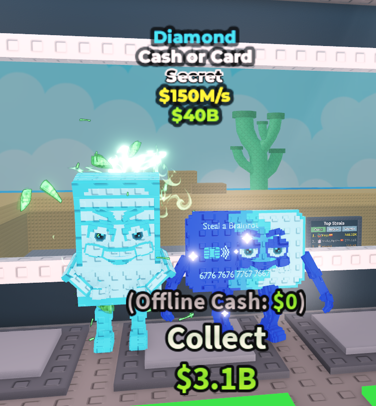 150M/s DIAMOND Cash or Card