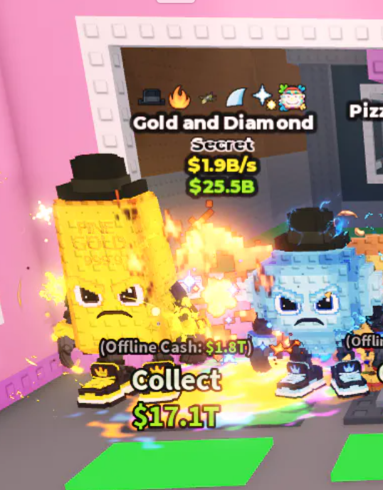 1.9B/s Gold and Diamond