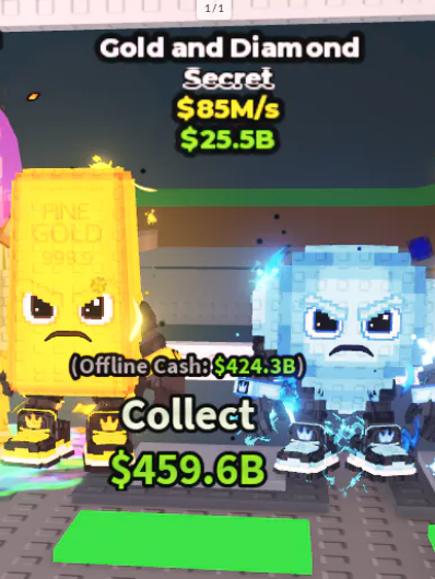 85M/s Gold and Diamond