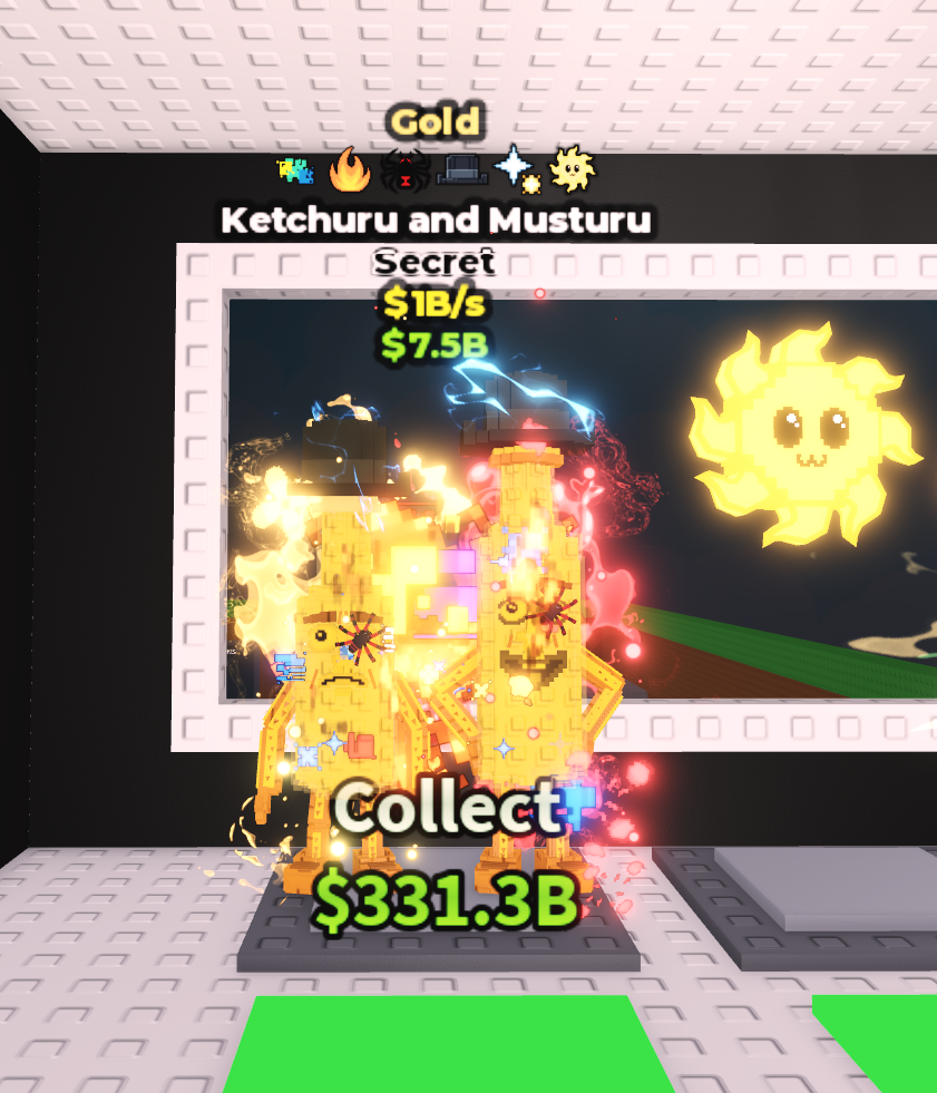 1B/s Gold Ketchuru and Musturu